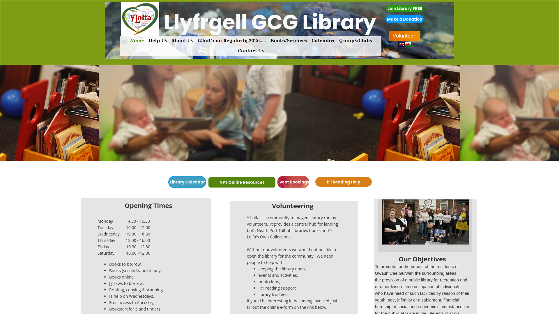 Website screenshot