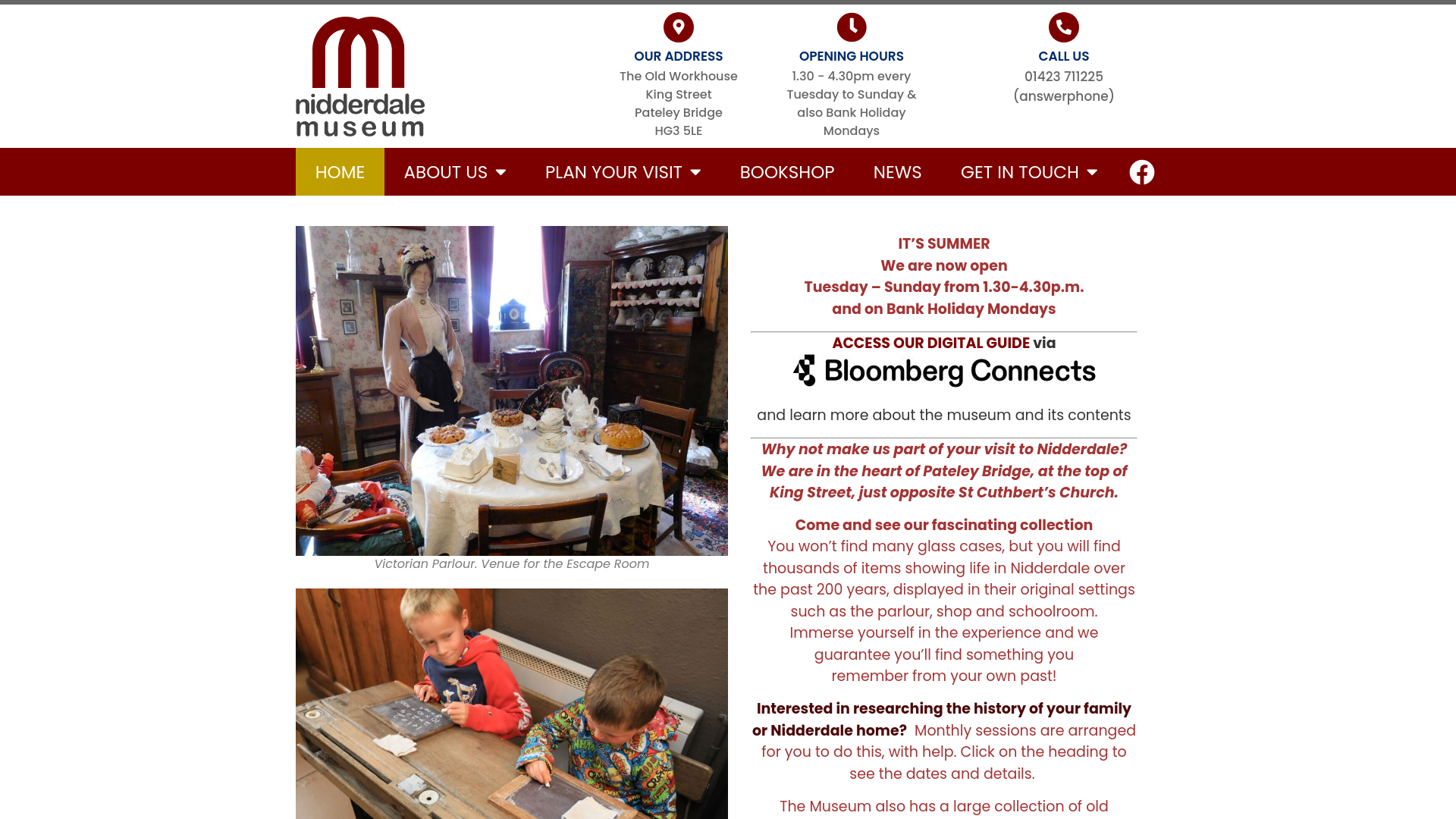 Website screenshot