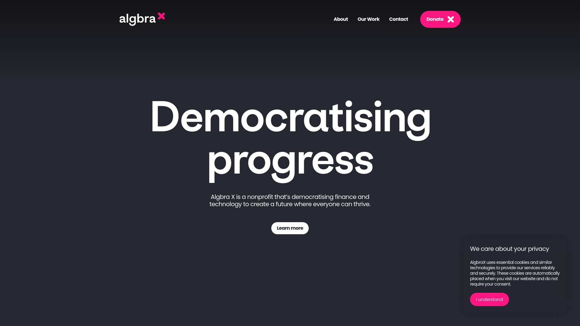 Website screenshot