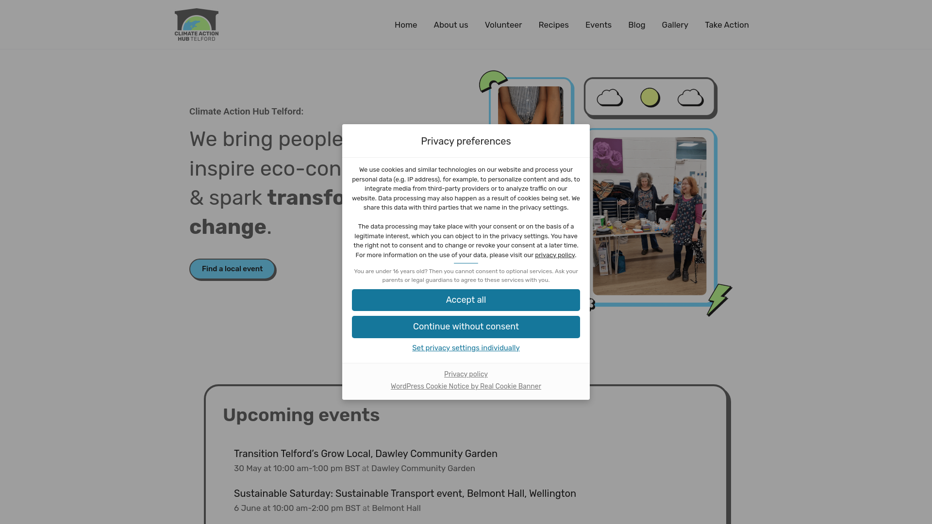Website screenshot