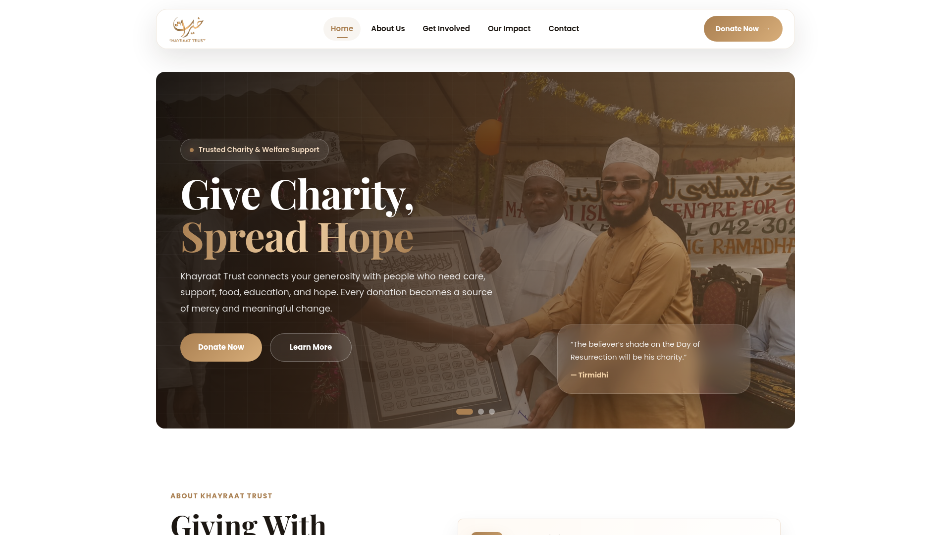 Website screenshot