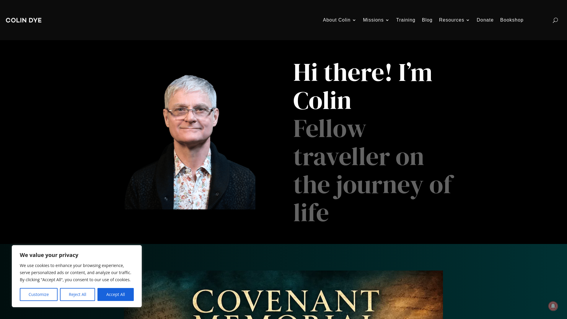Website screenshot