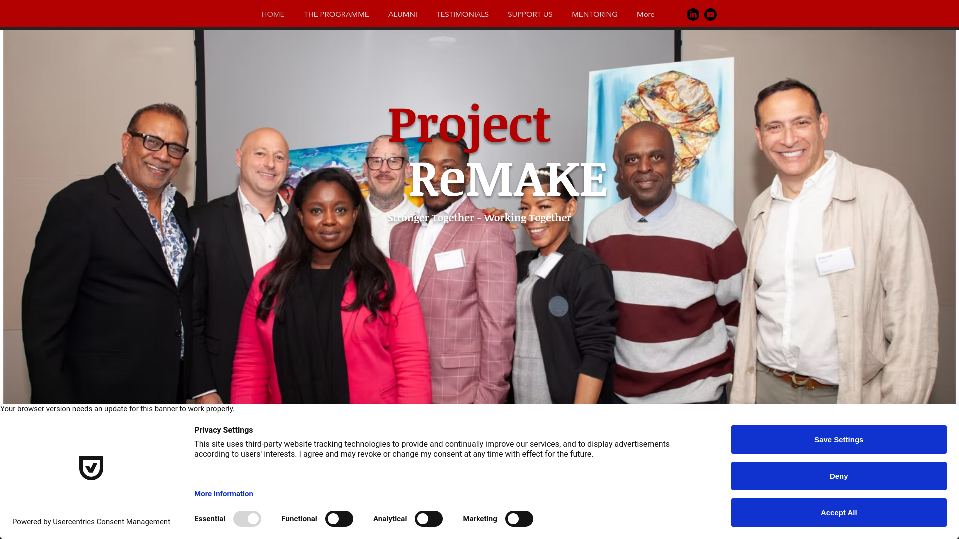 Website screenshot