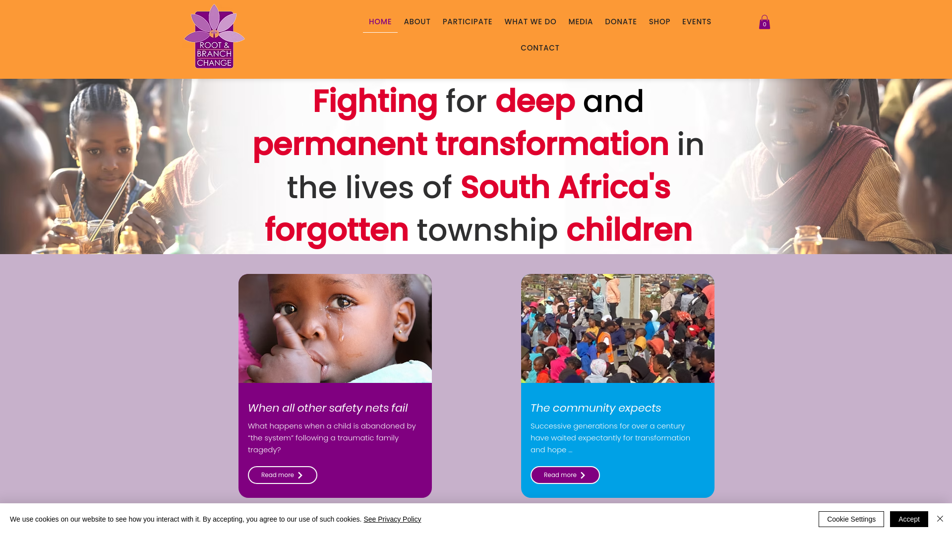 Website screenshot