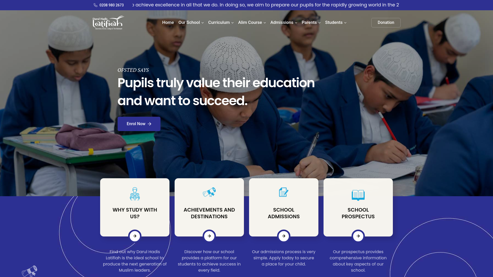 Website screenshot