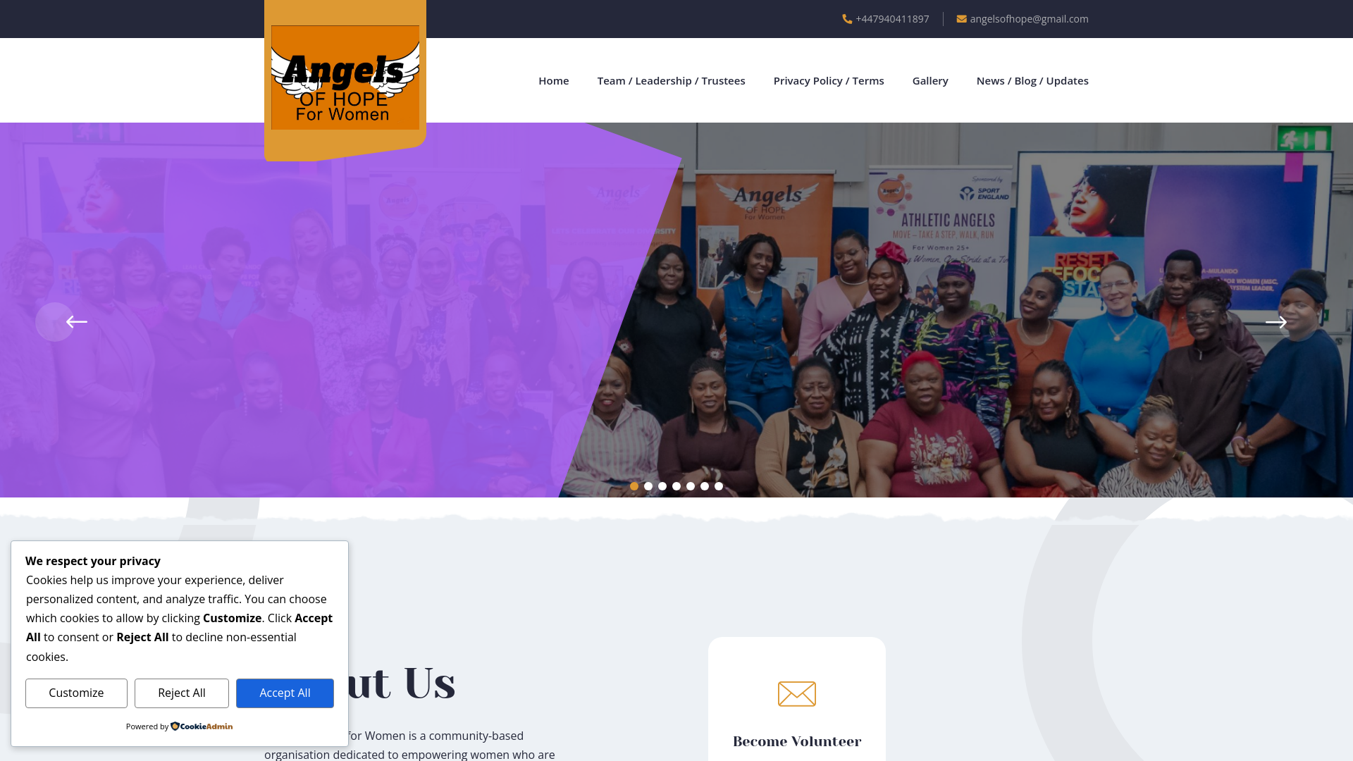 Website screenshot