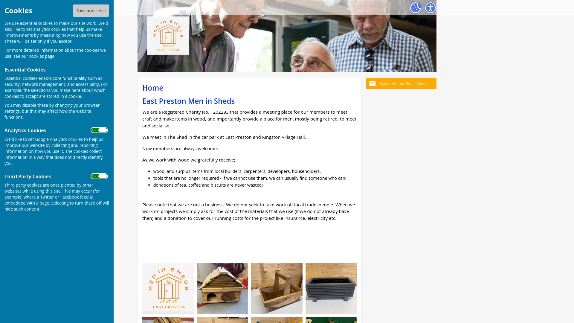 Website screenshot