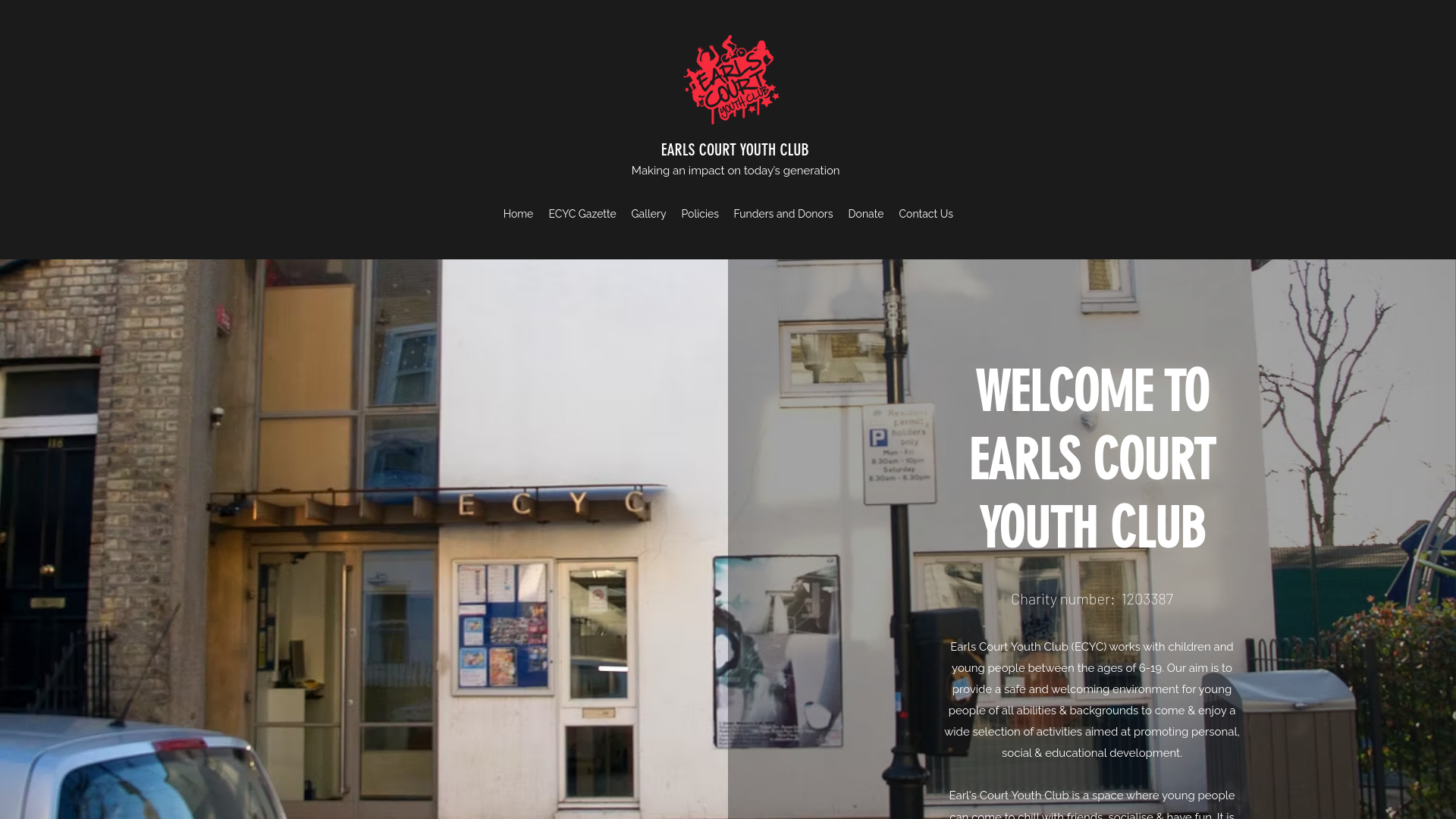 Website screenshot