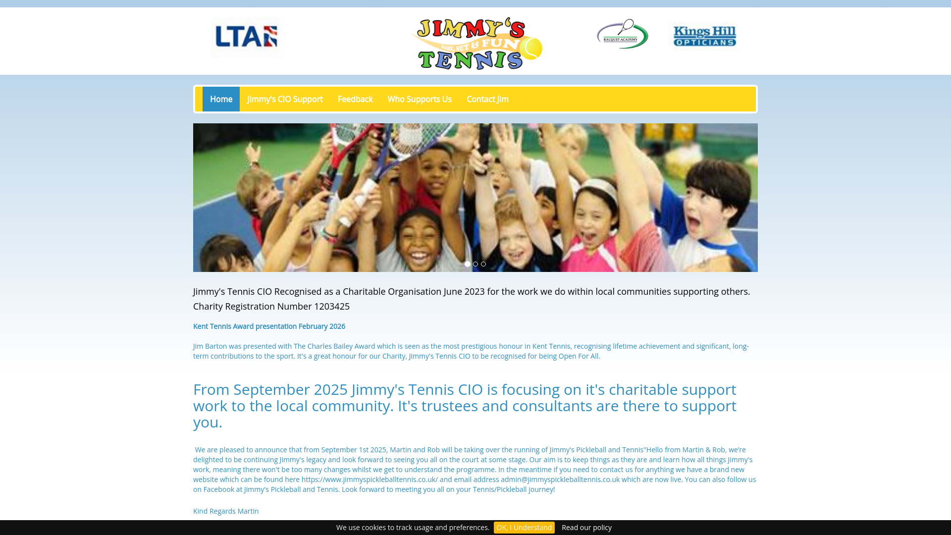 Website screenshot