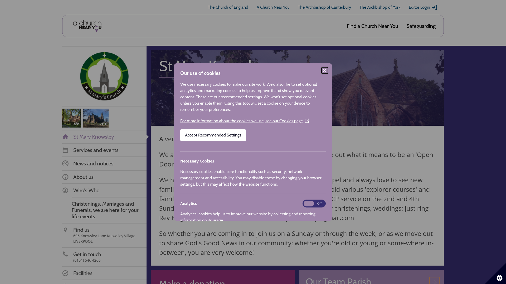 Website screenshot