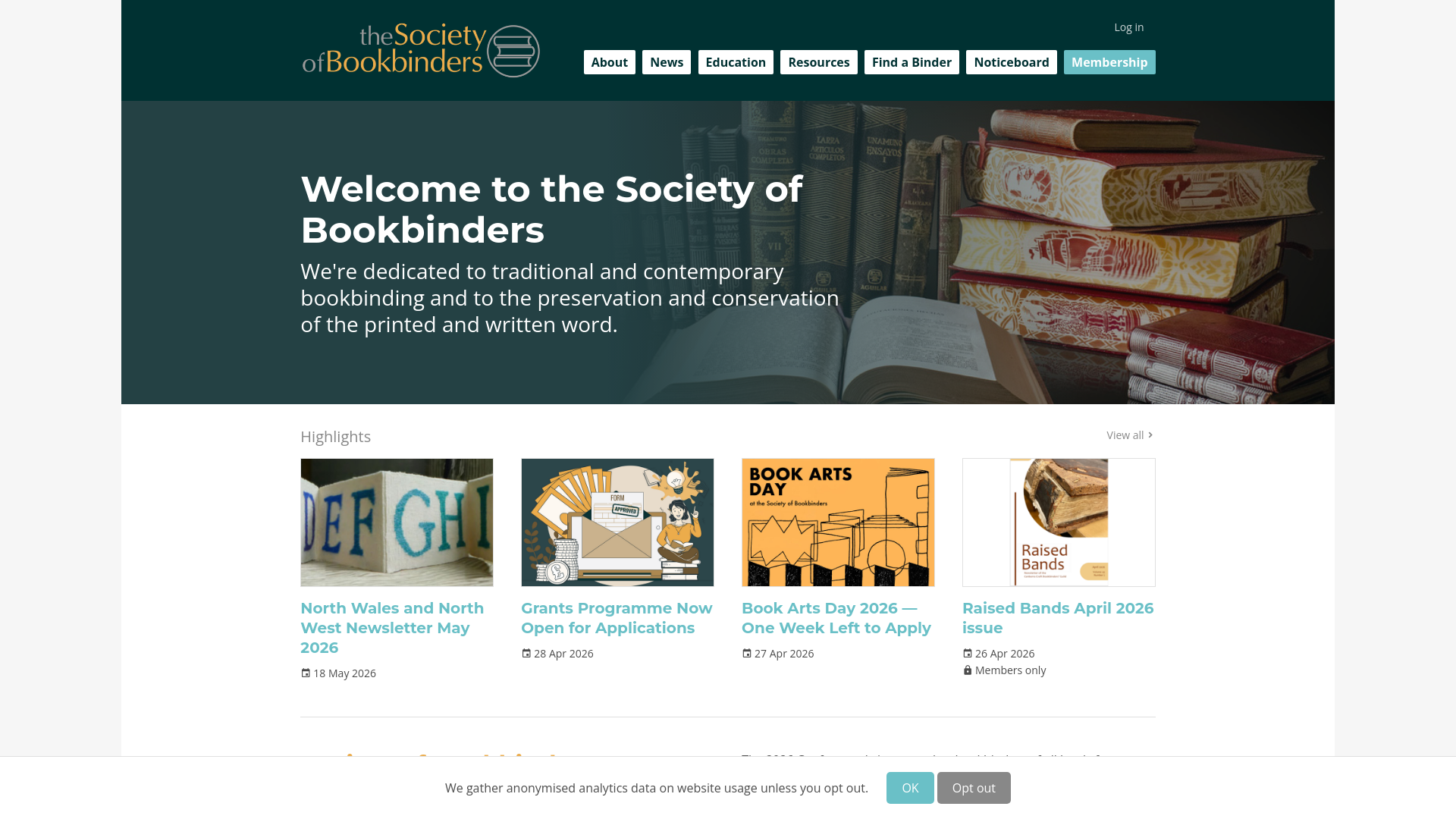 Website screenshot