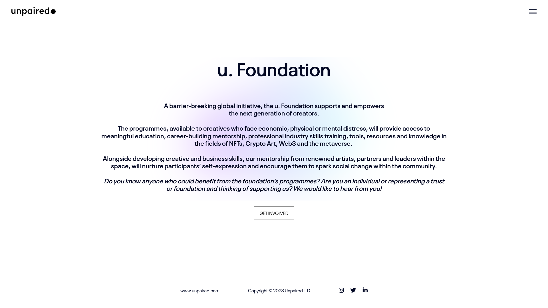Website screenshot