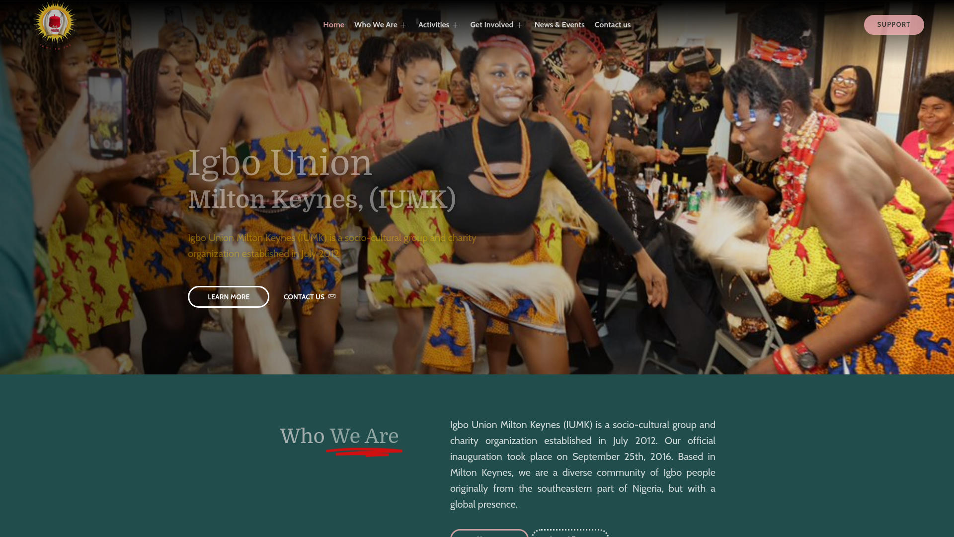 Website screenshot
