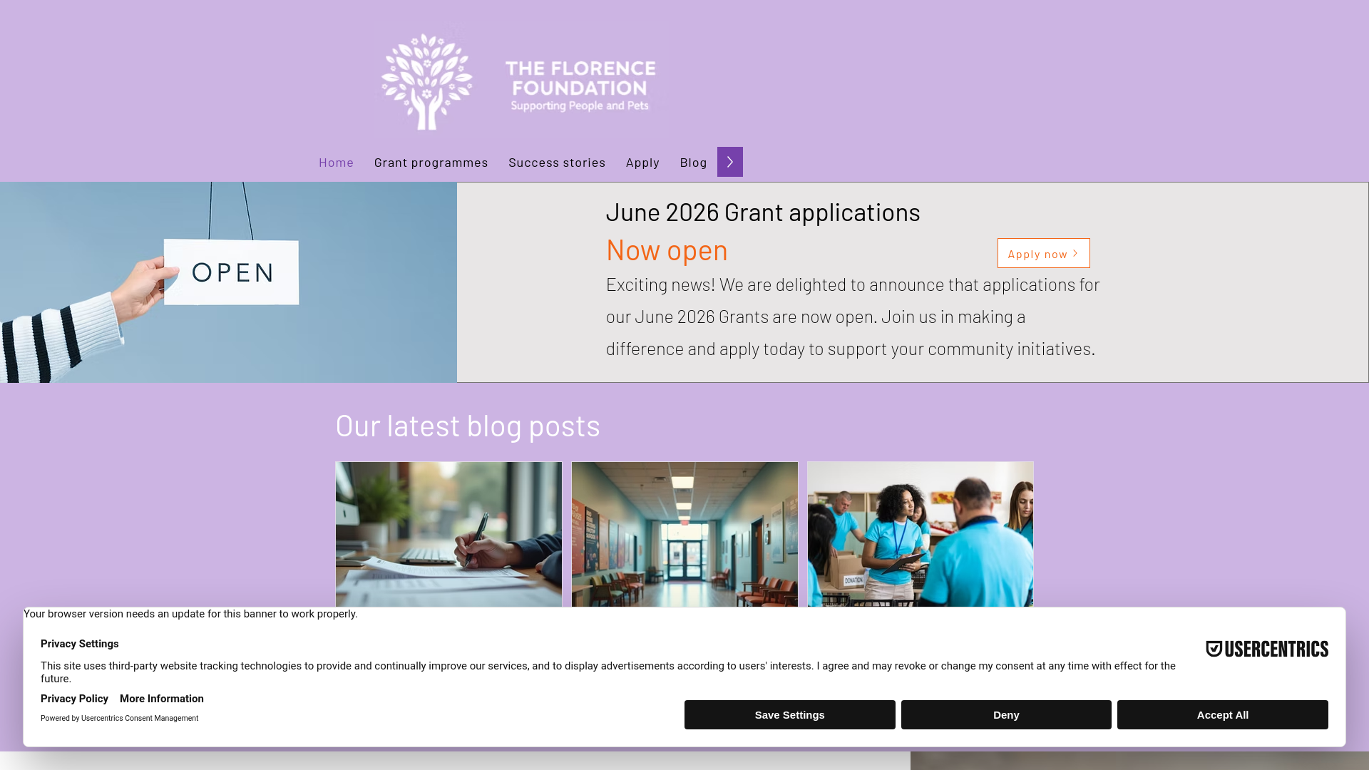 Website screenshot