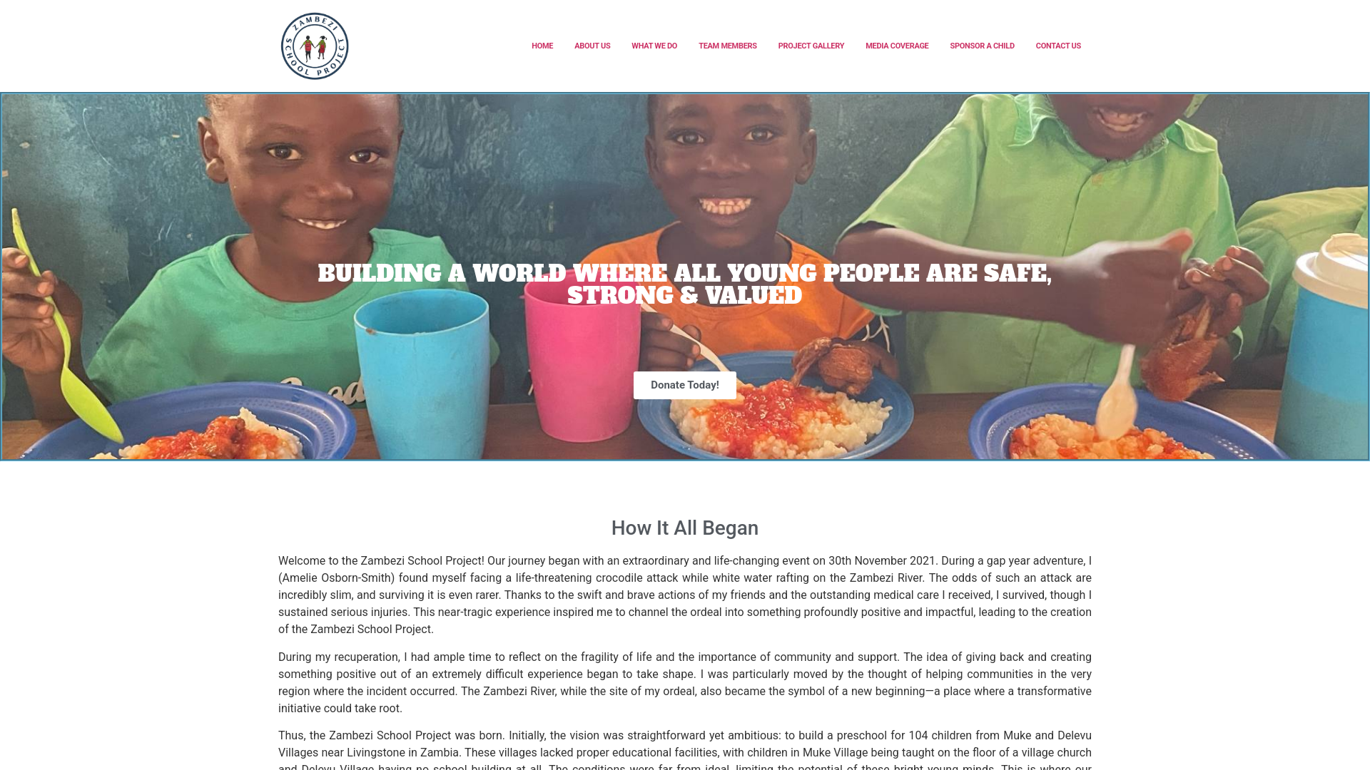 Website screenshot