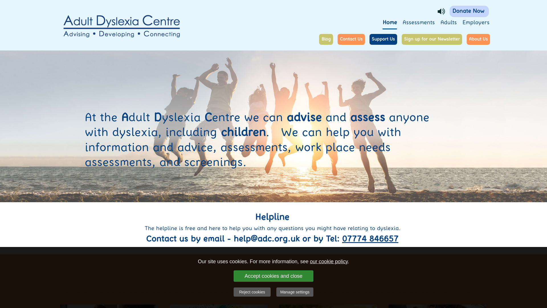 Website screenshot