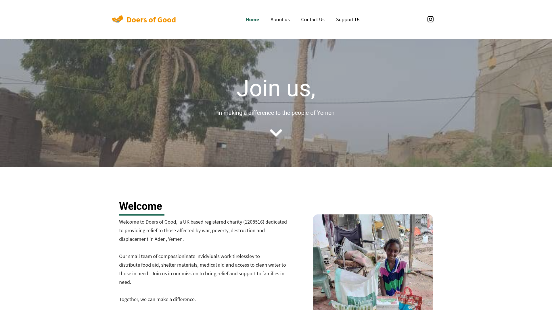 Website screenshot