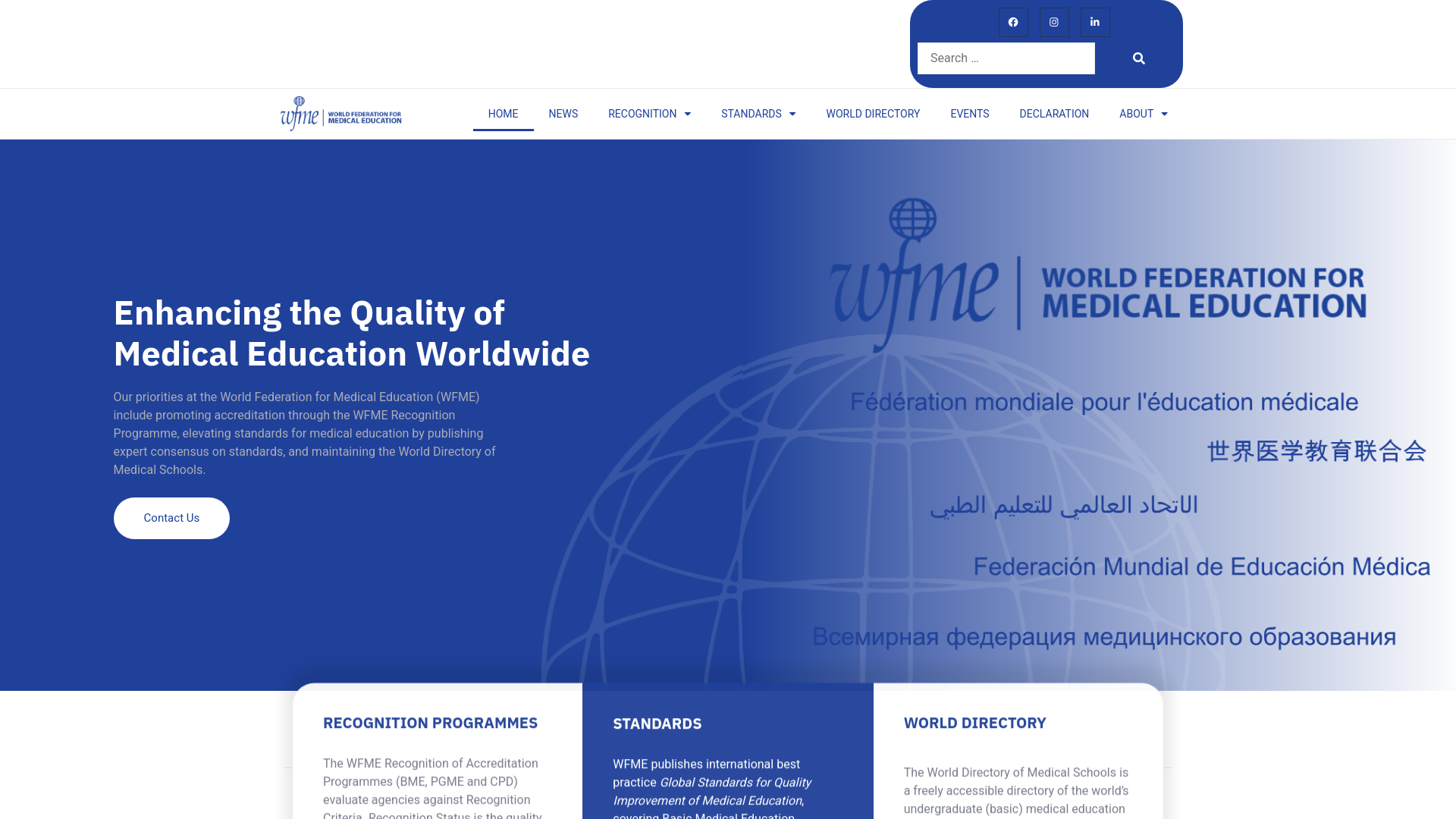 Website screenshot