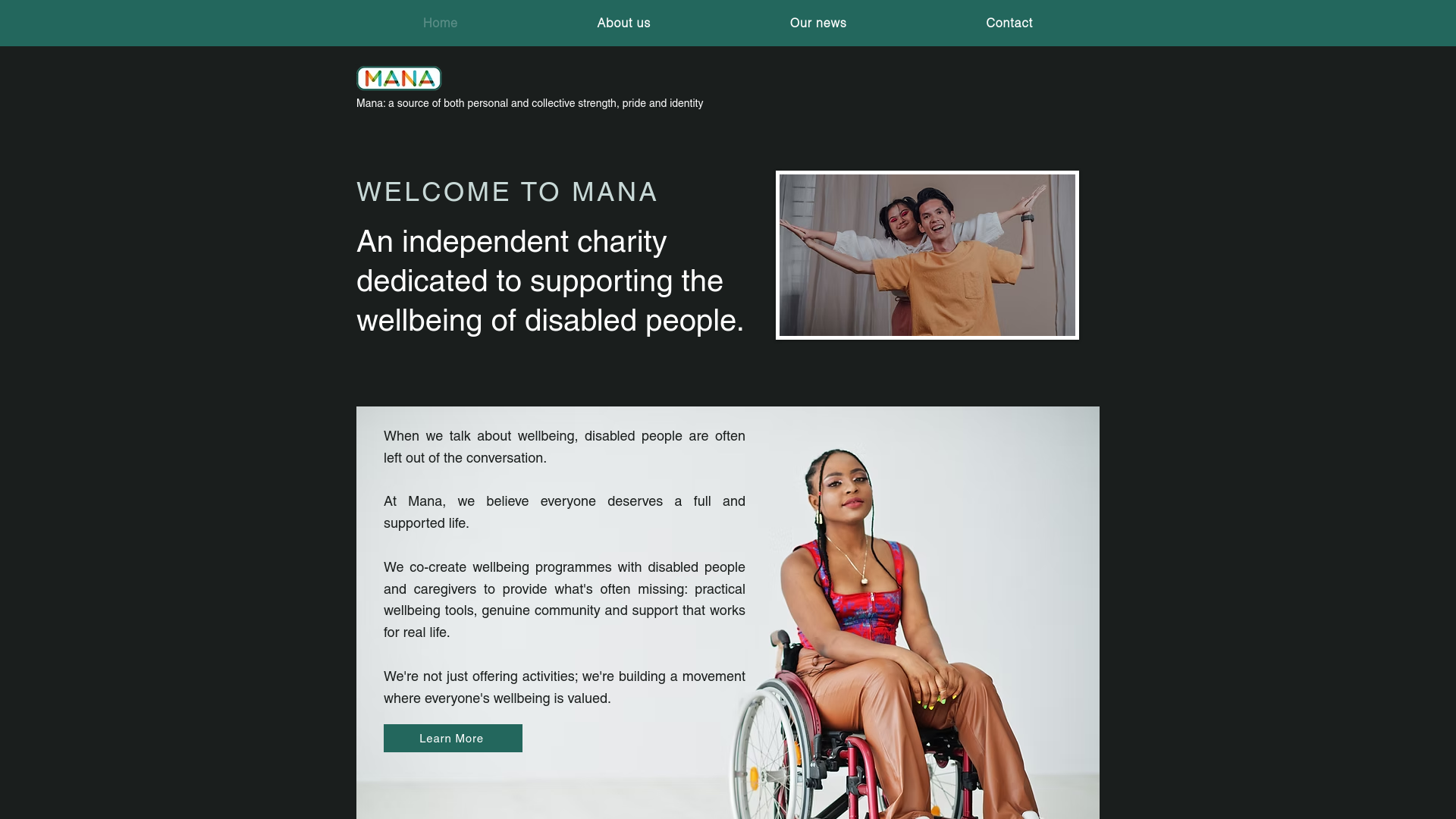 Website screenshot