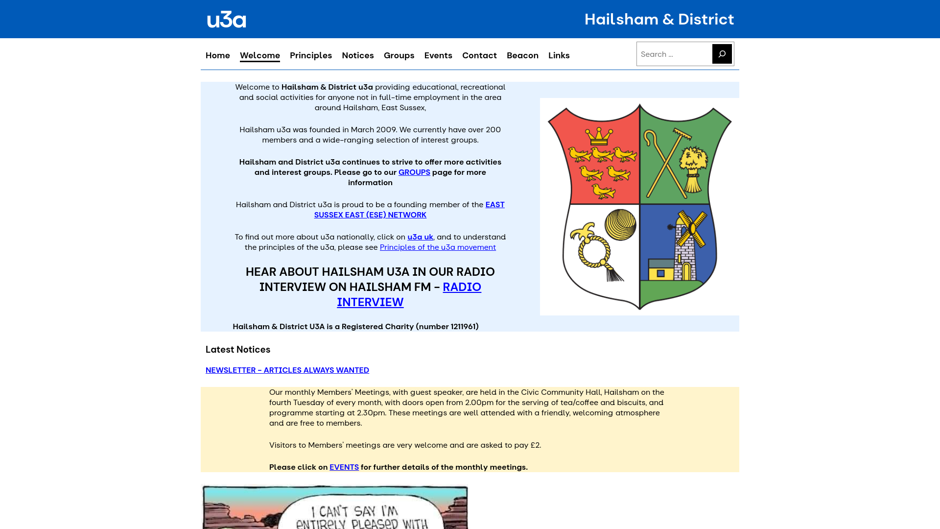 Website screenshot