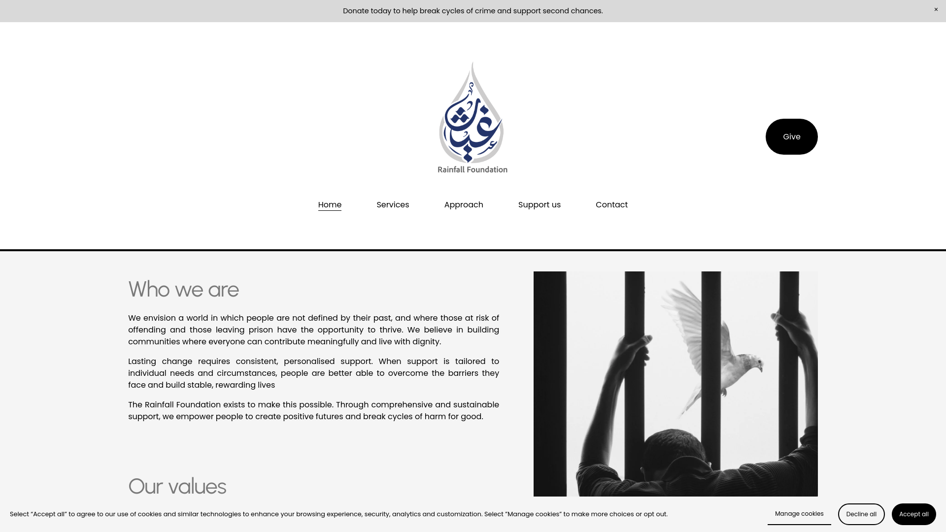Website screenshot