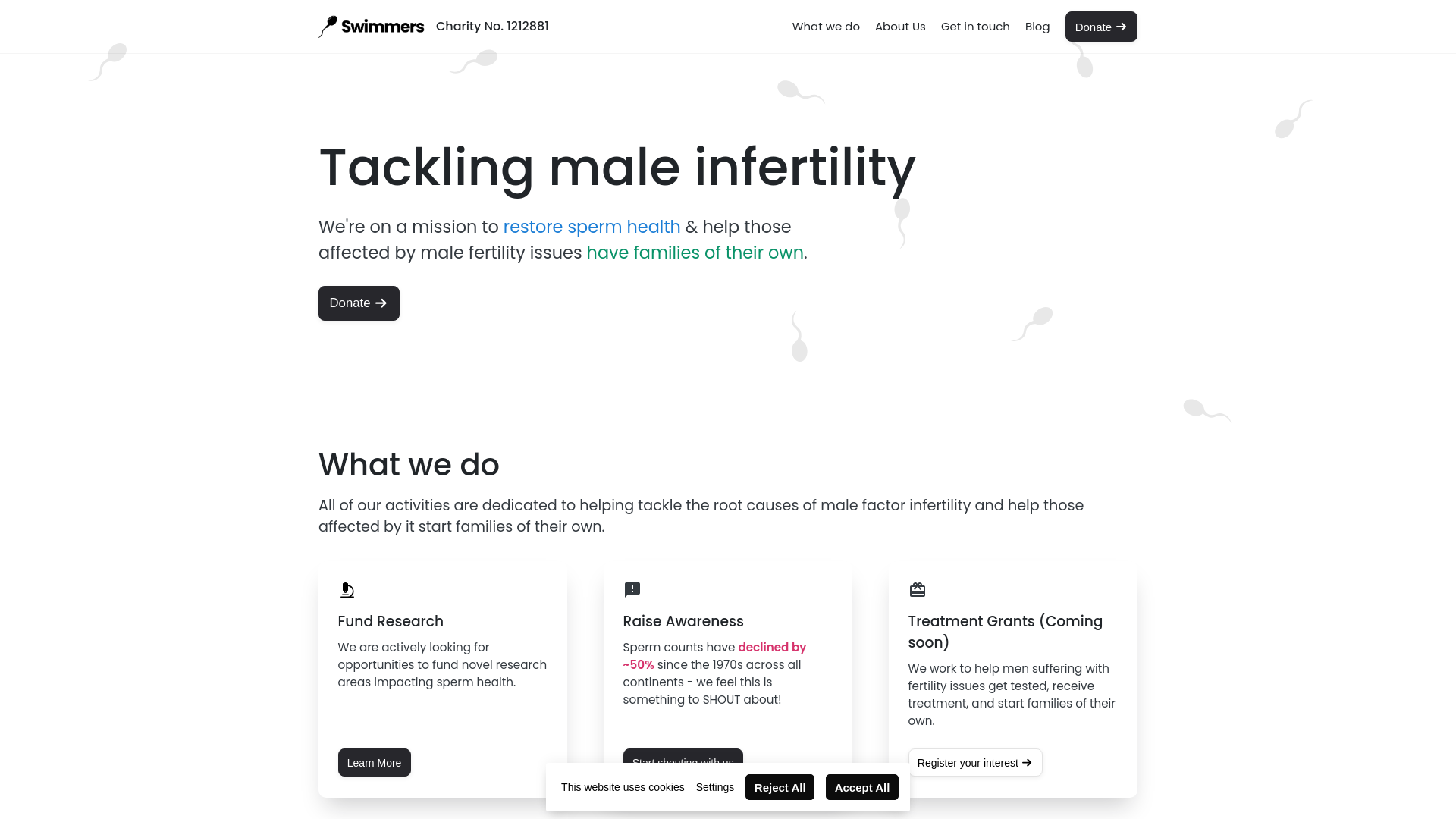 Website screenshot