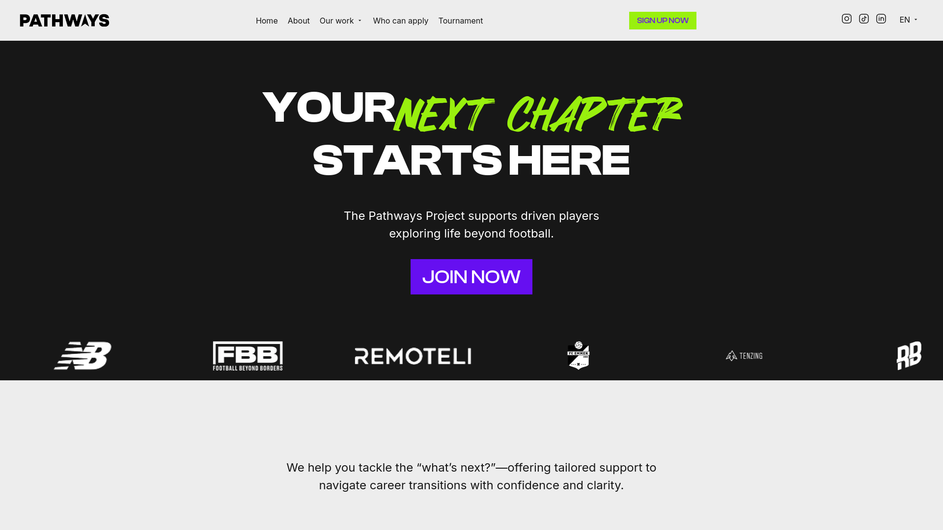 Website screenshot