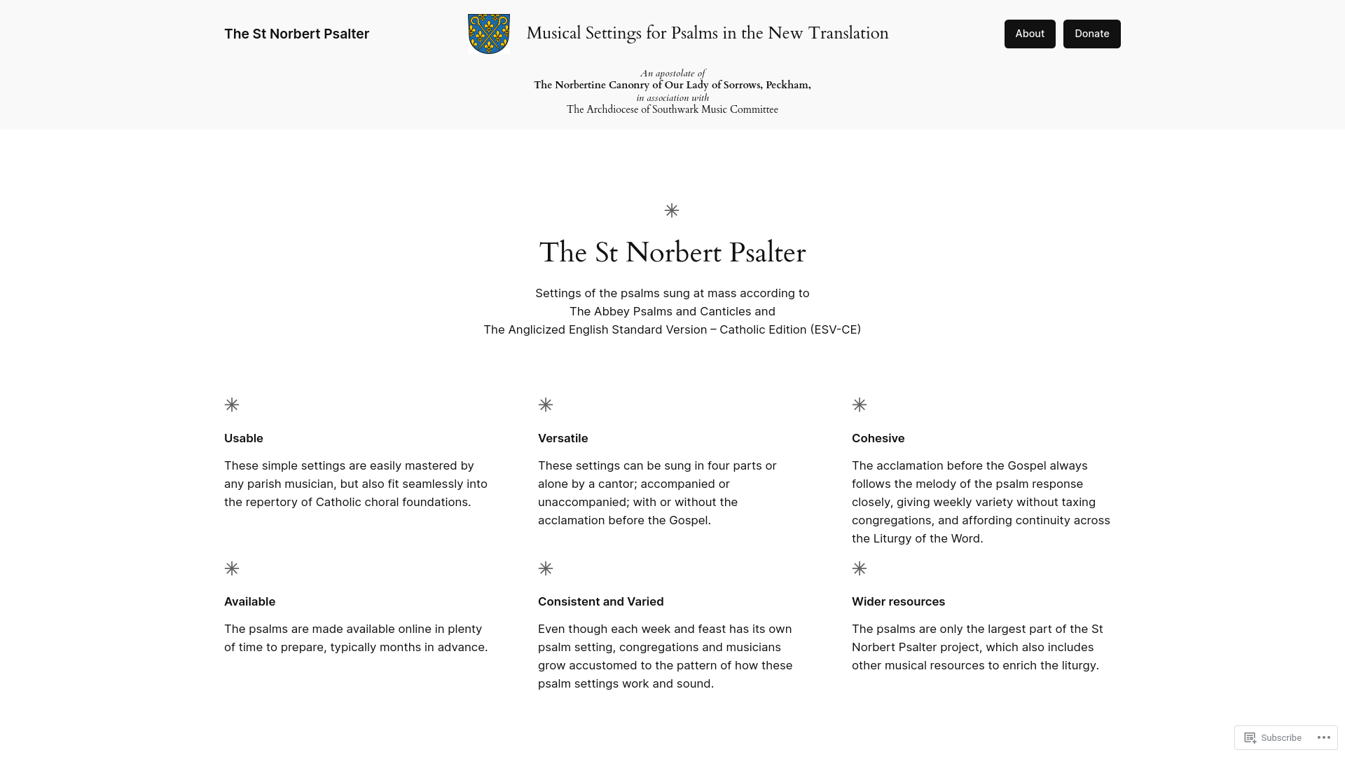 Website screenshot