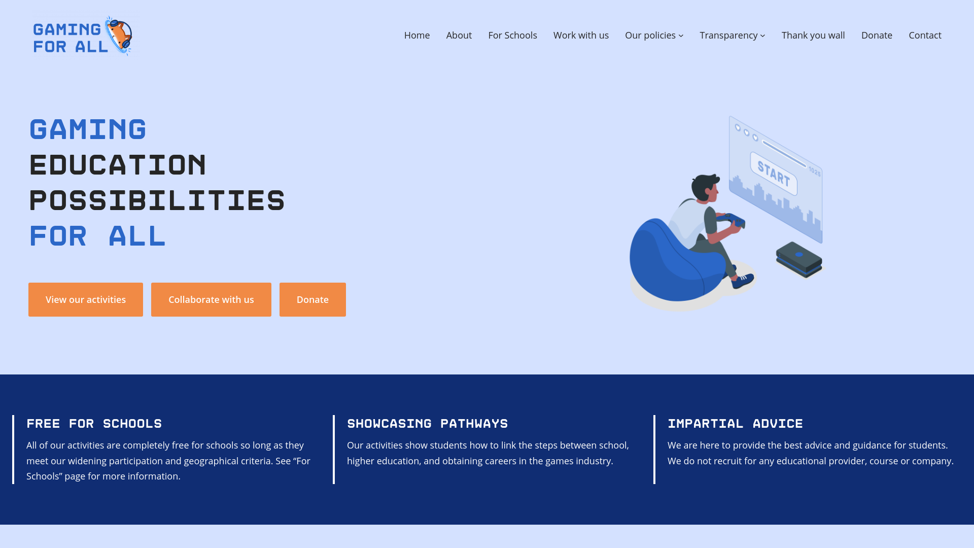 Website screenshot