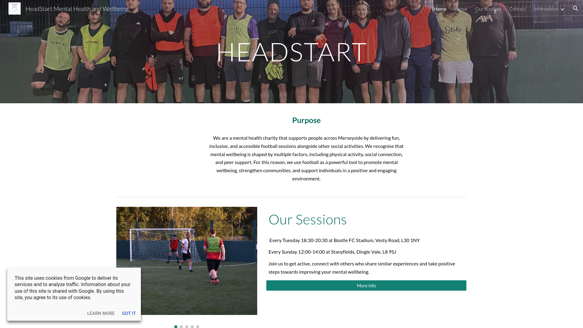Website screenshot
