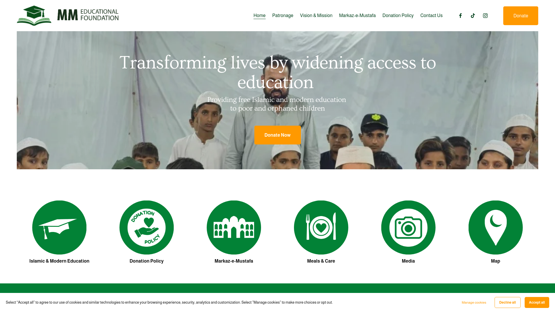 Website screenshot