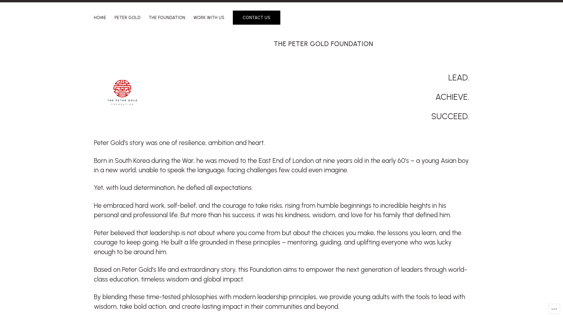Website screenshot