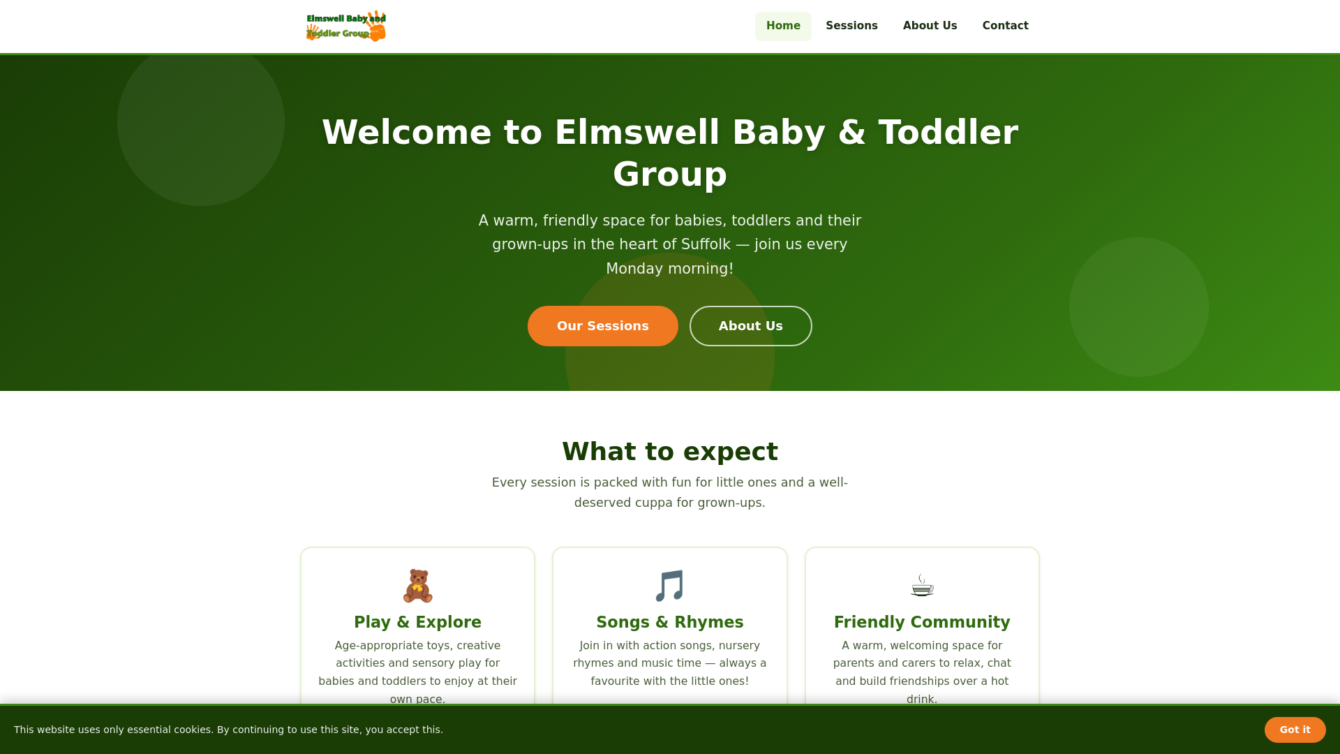 Website screenshot