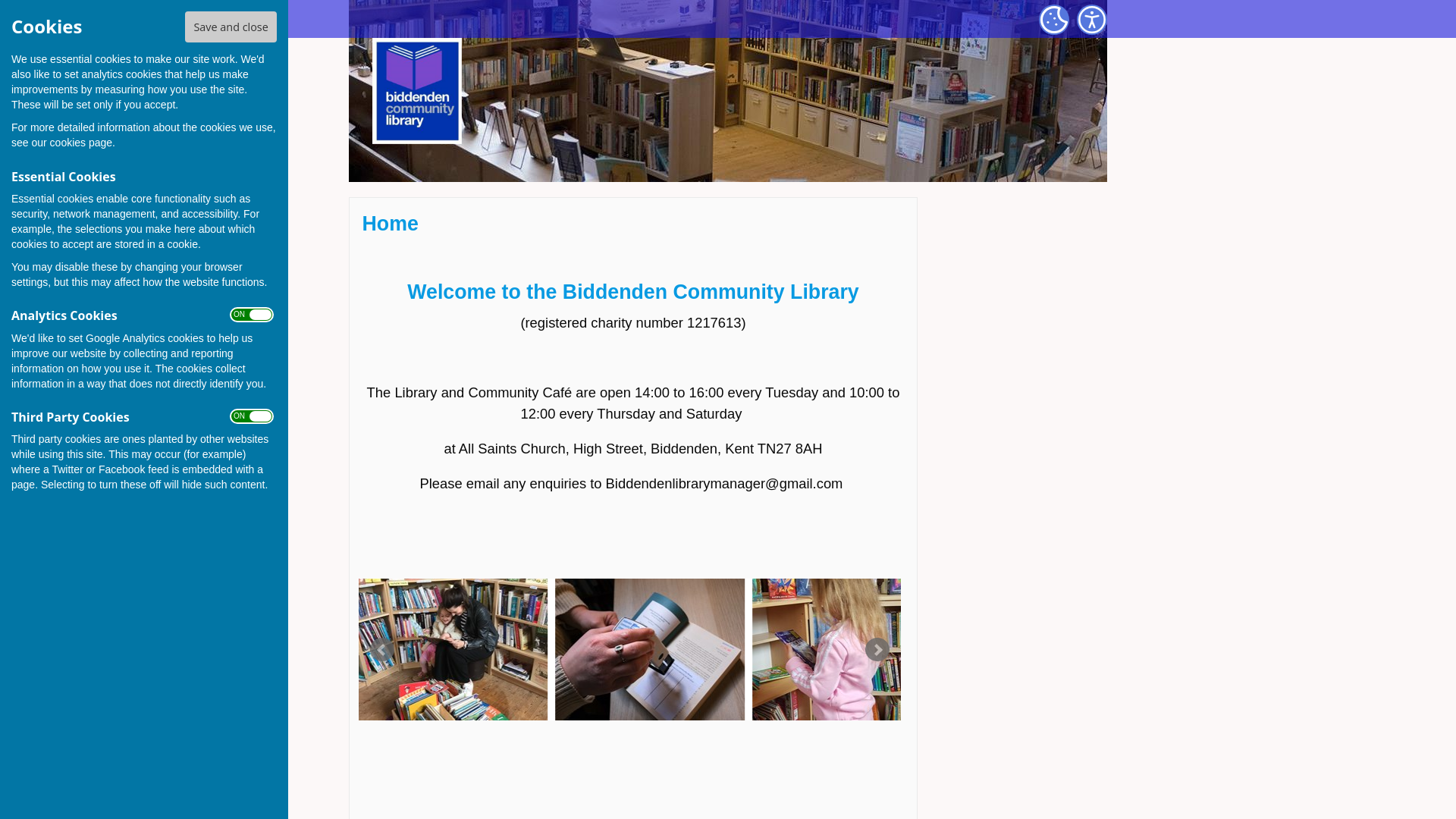 Website screenshot
