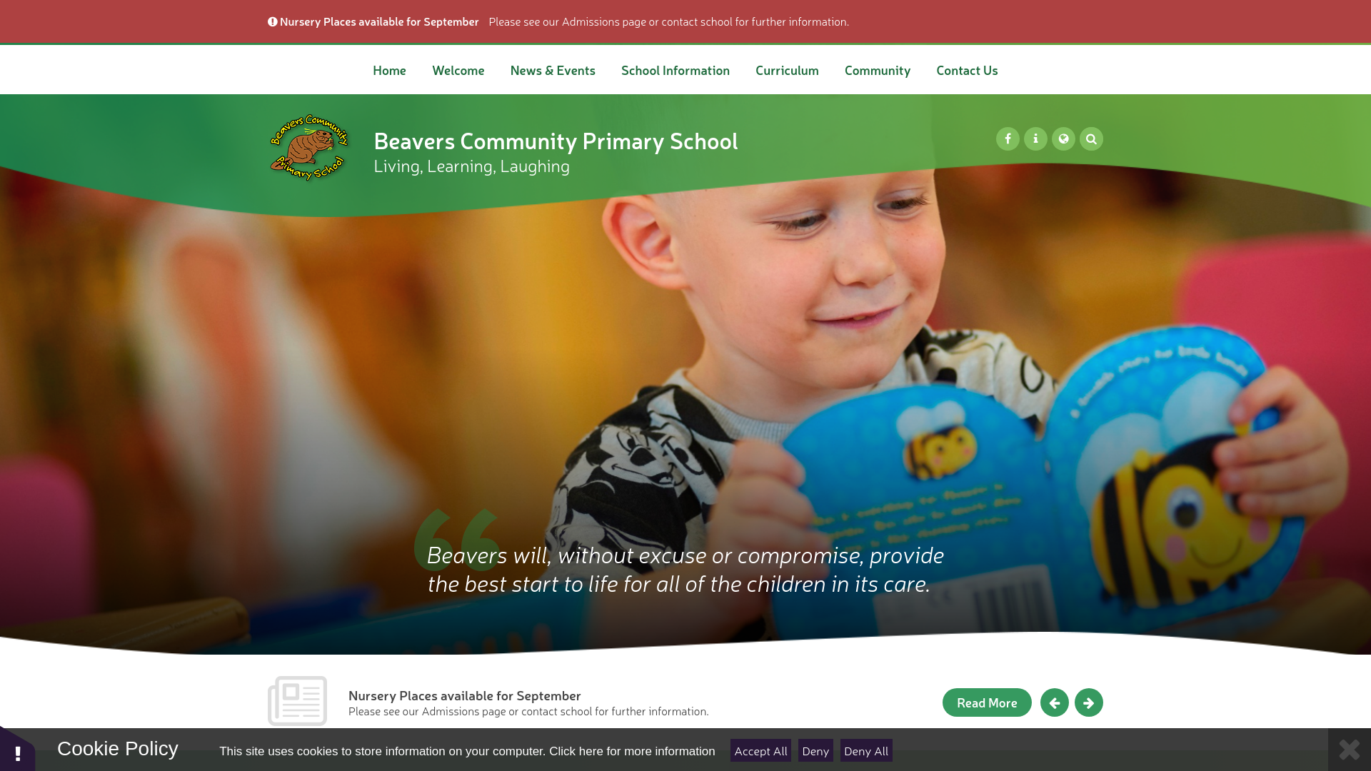 Website screenshot