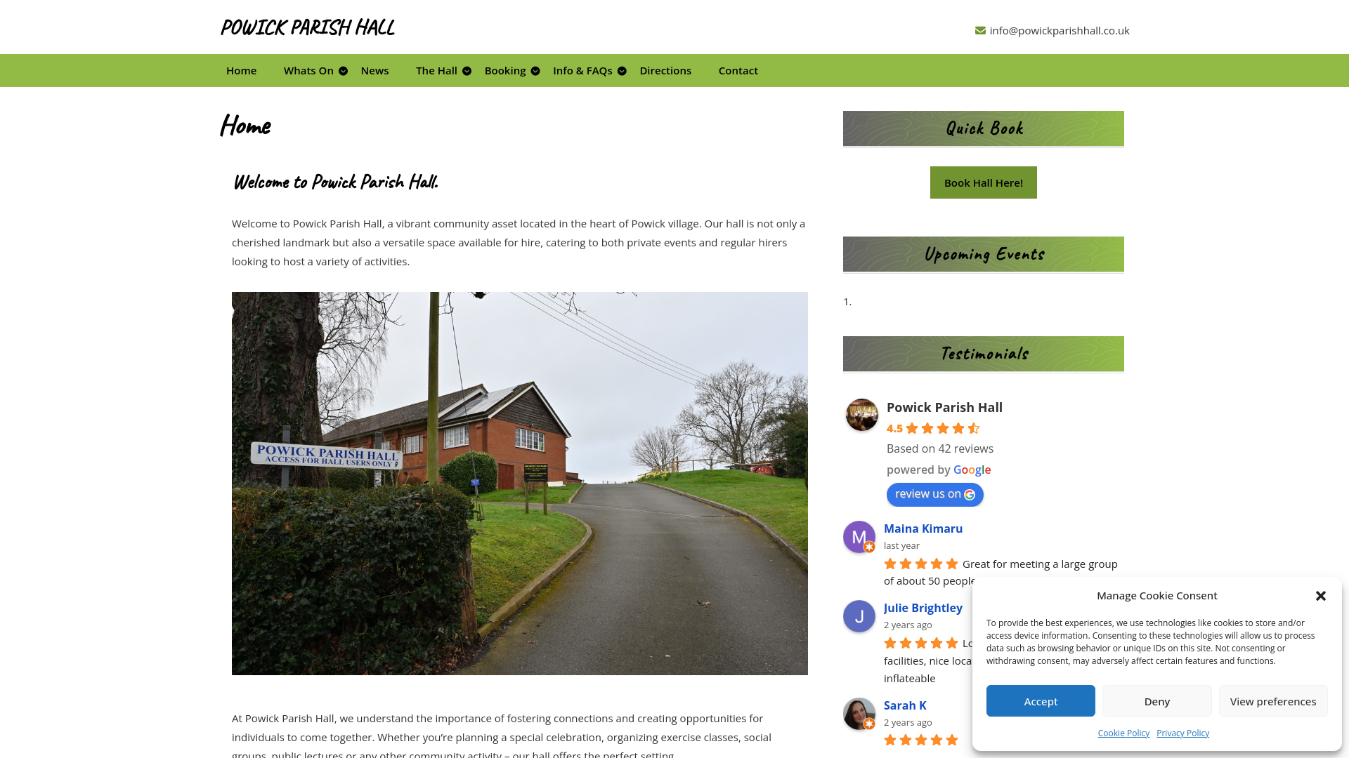 Website screenshot