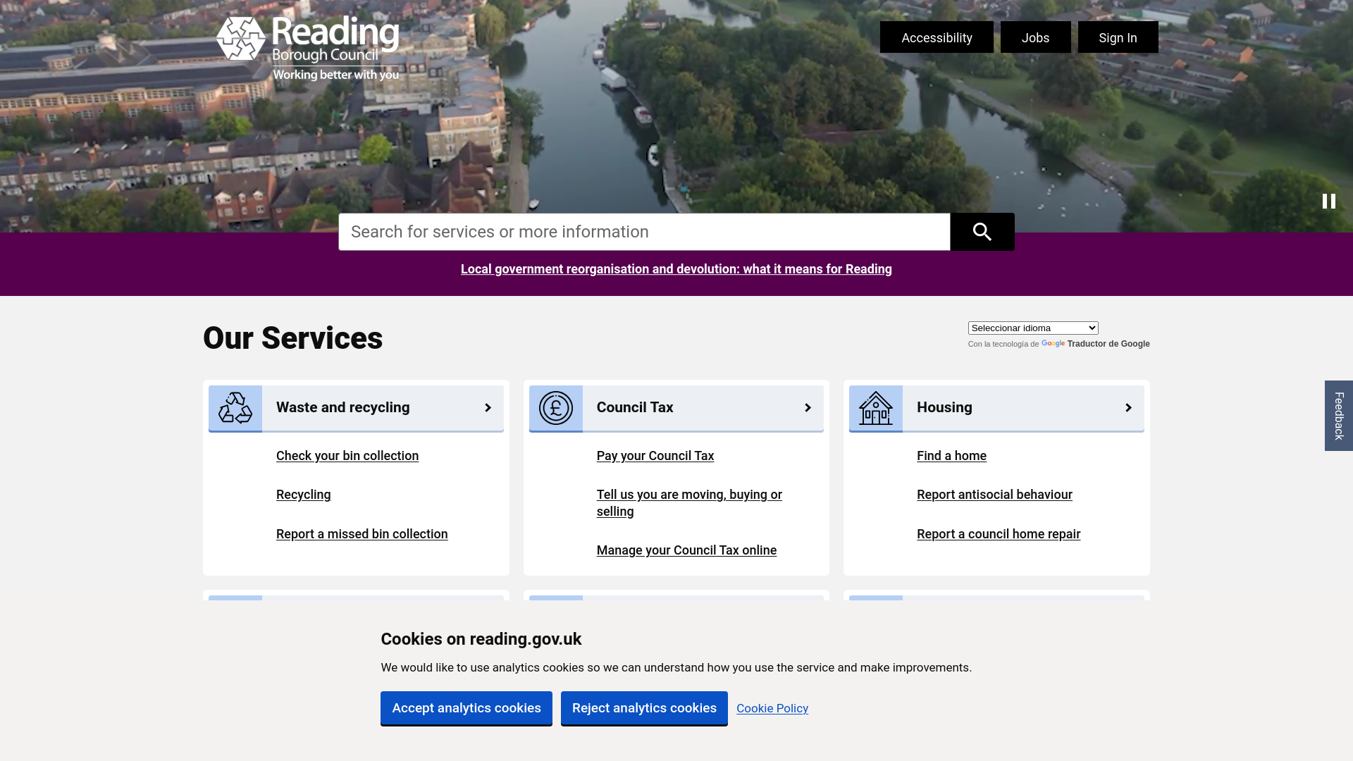 Website screenshot