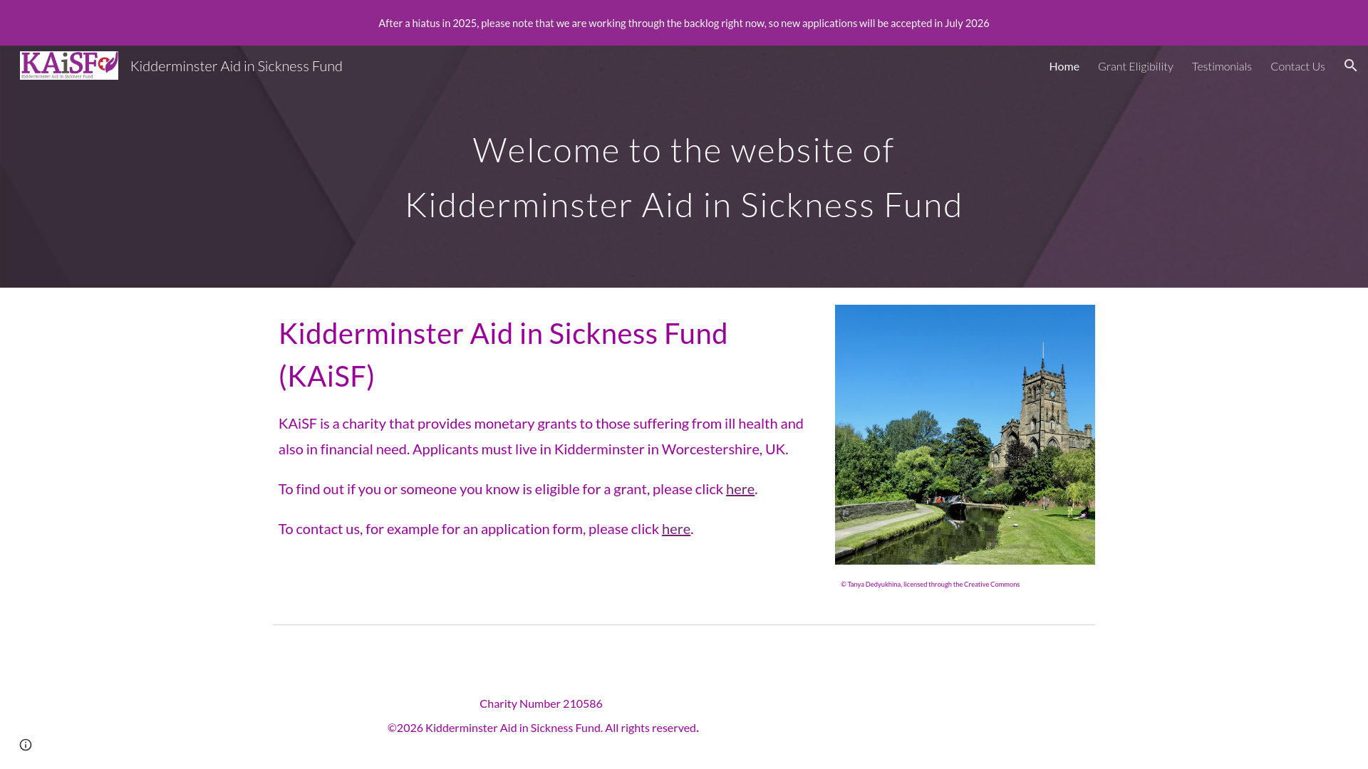 Website screenshot