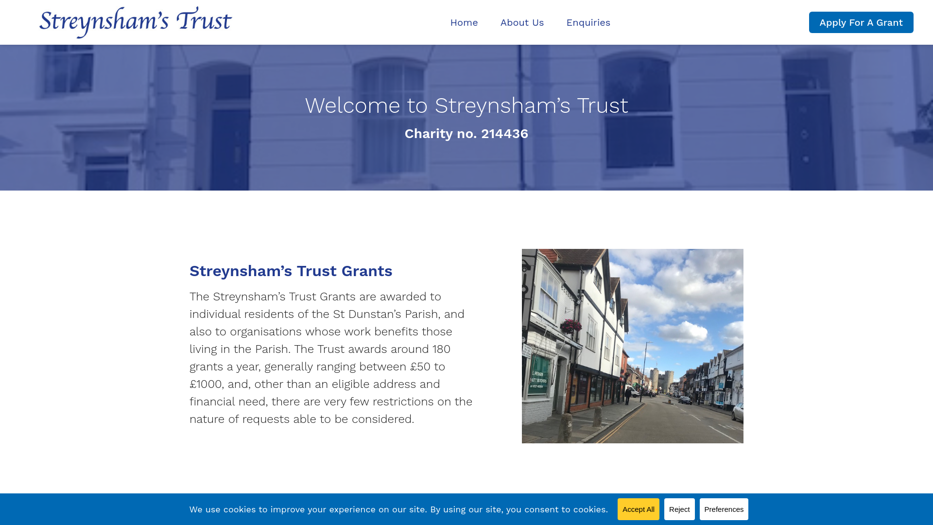 Website screenshot