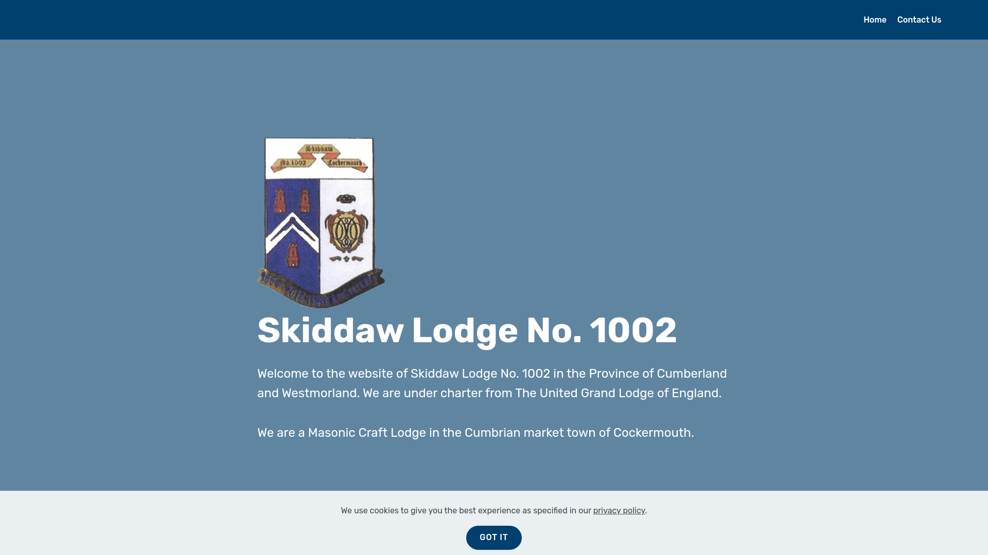 Website screenshot