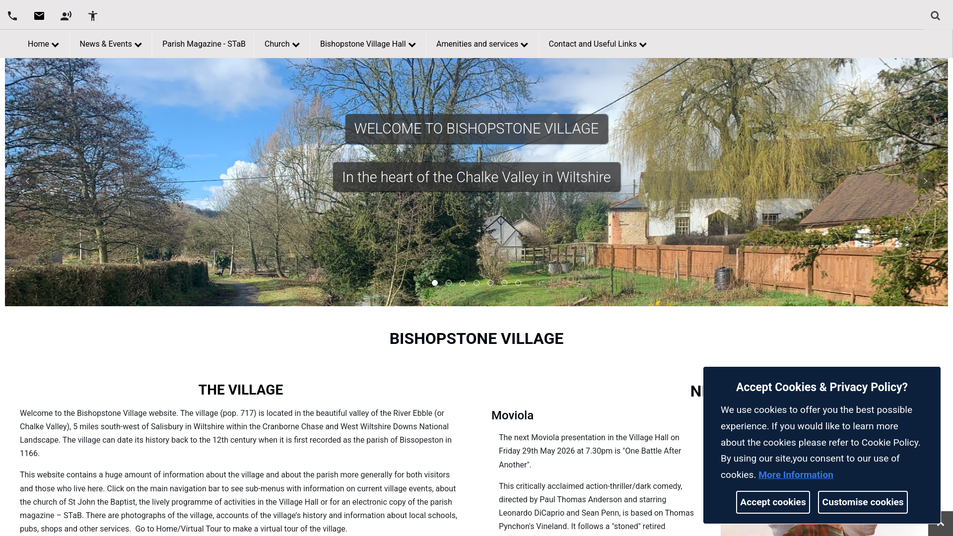 Website screenshot