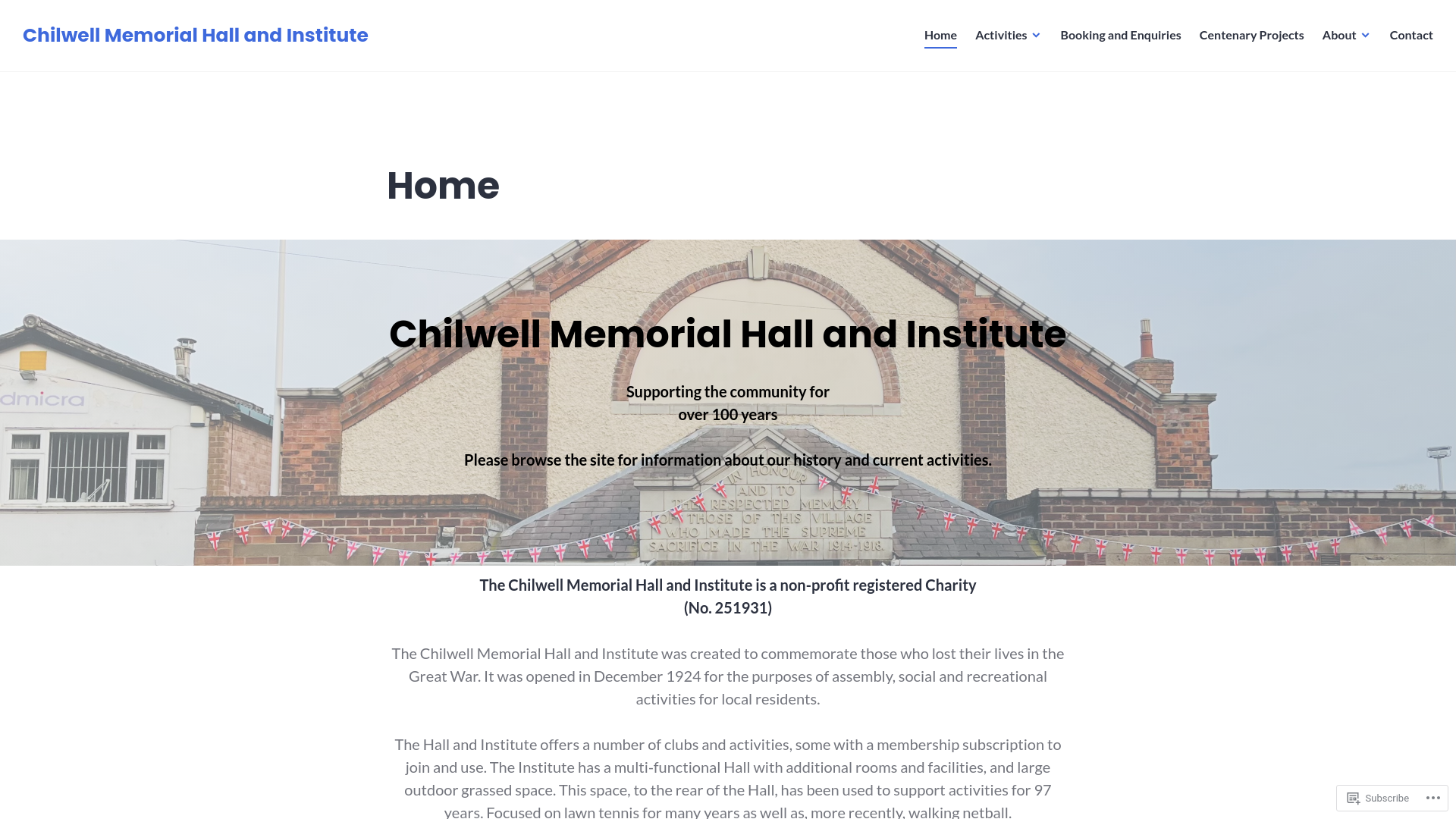 Website screenshot