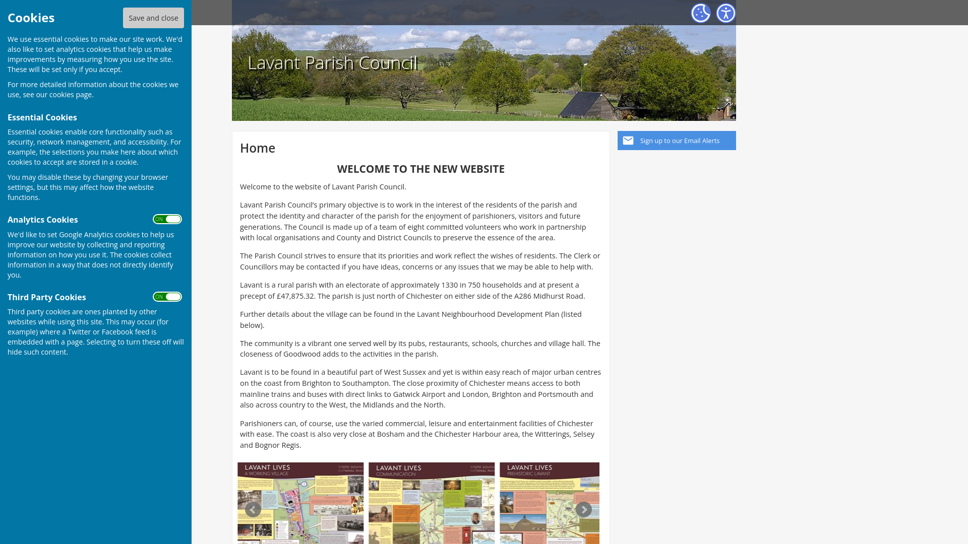 Website screenshot