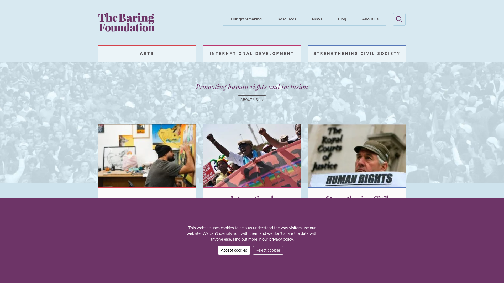 Website screenshot