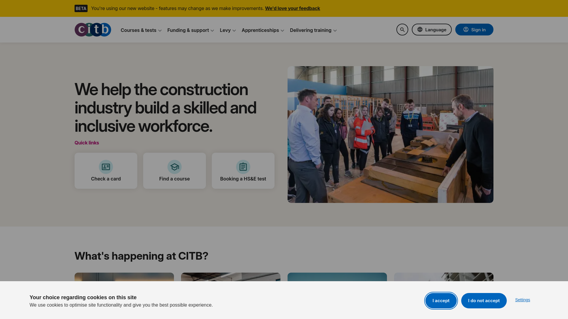 Website screenshot