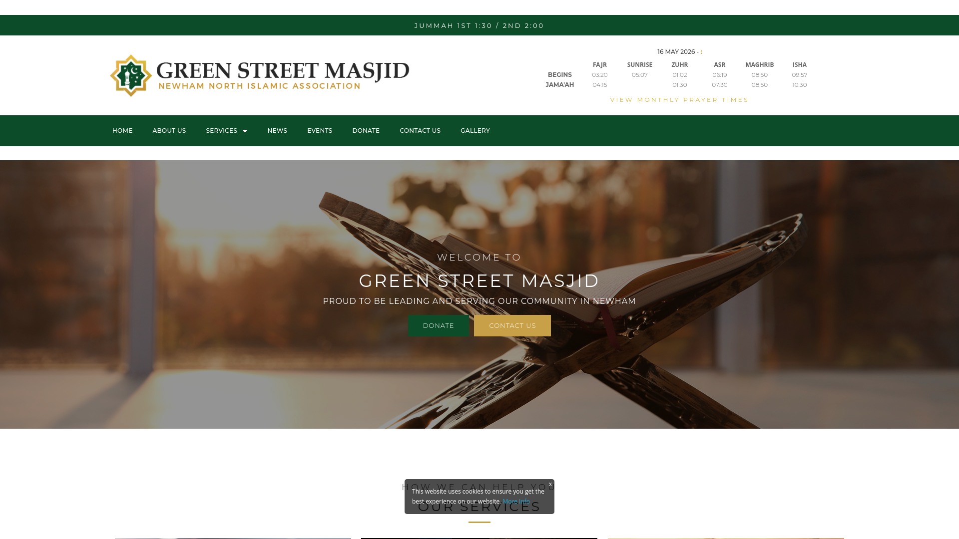 Website screenshot