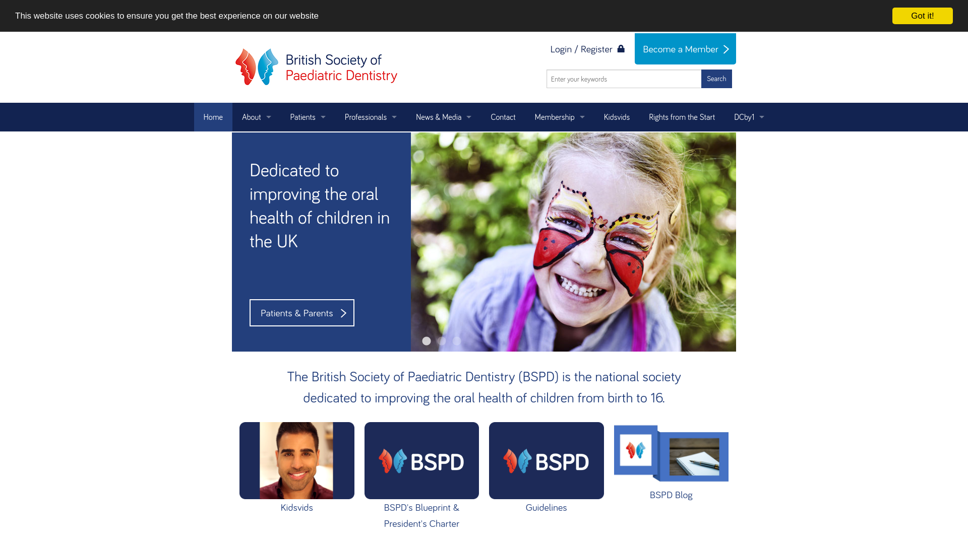 Website screenshot