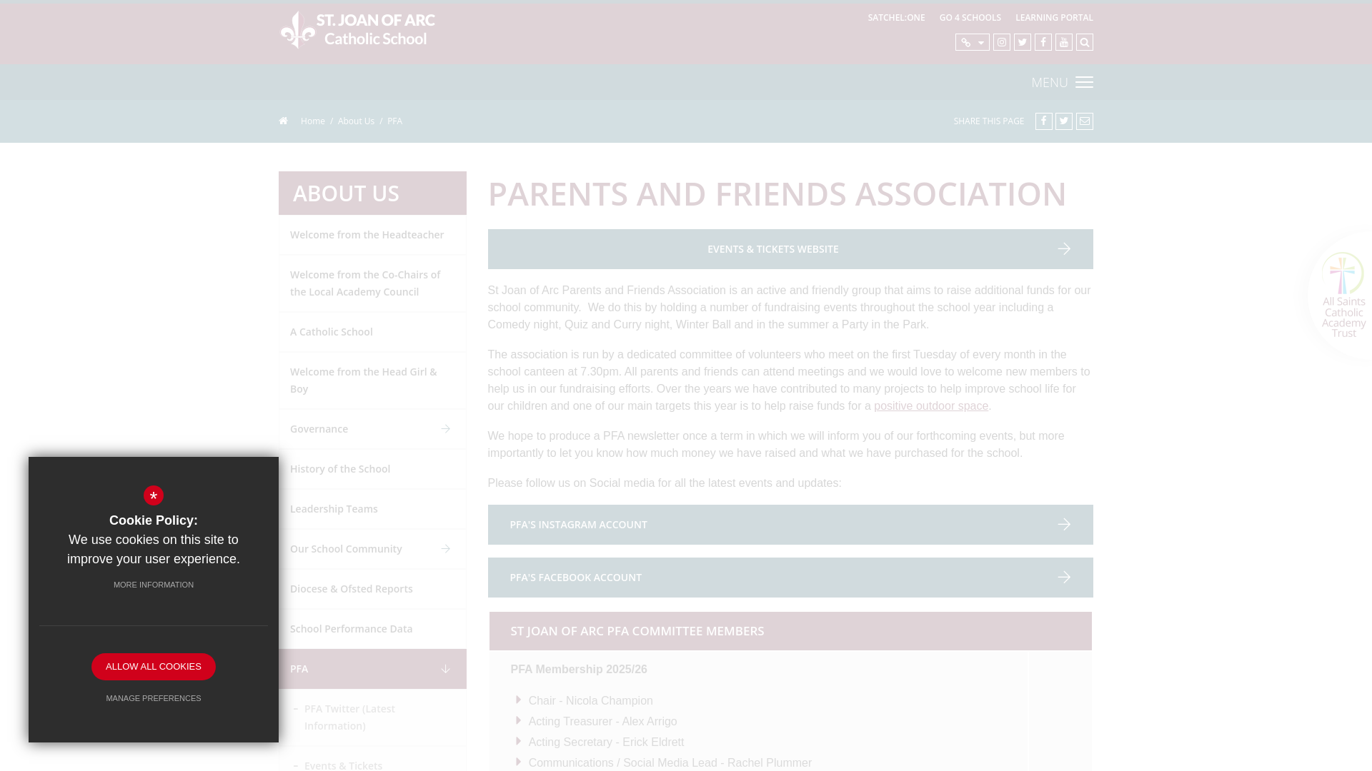 Website screenshot