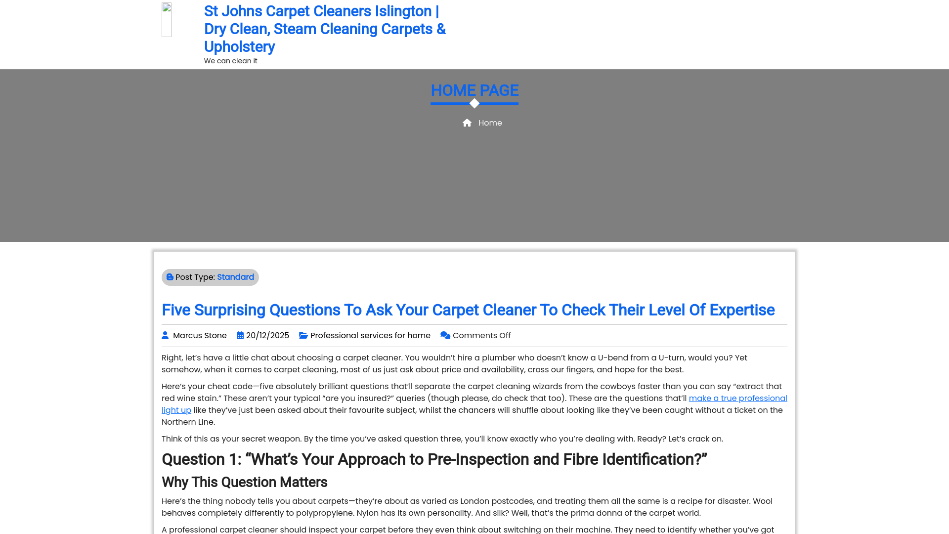 Website screenshot