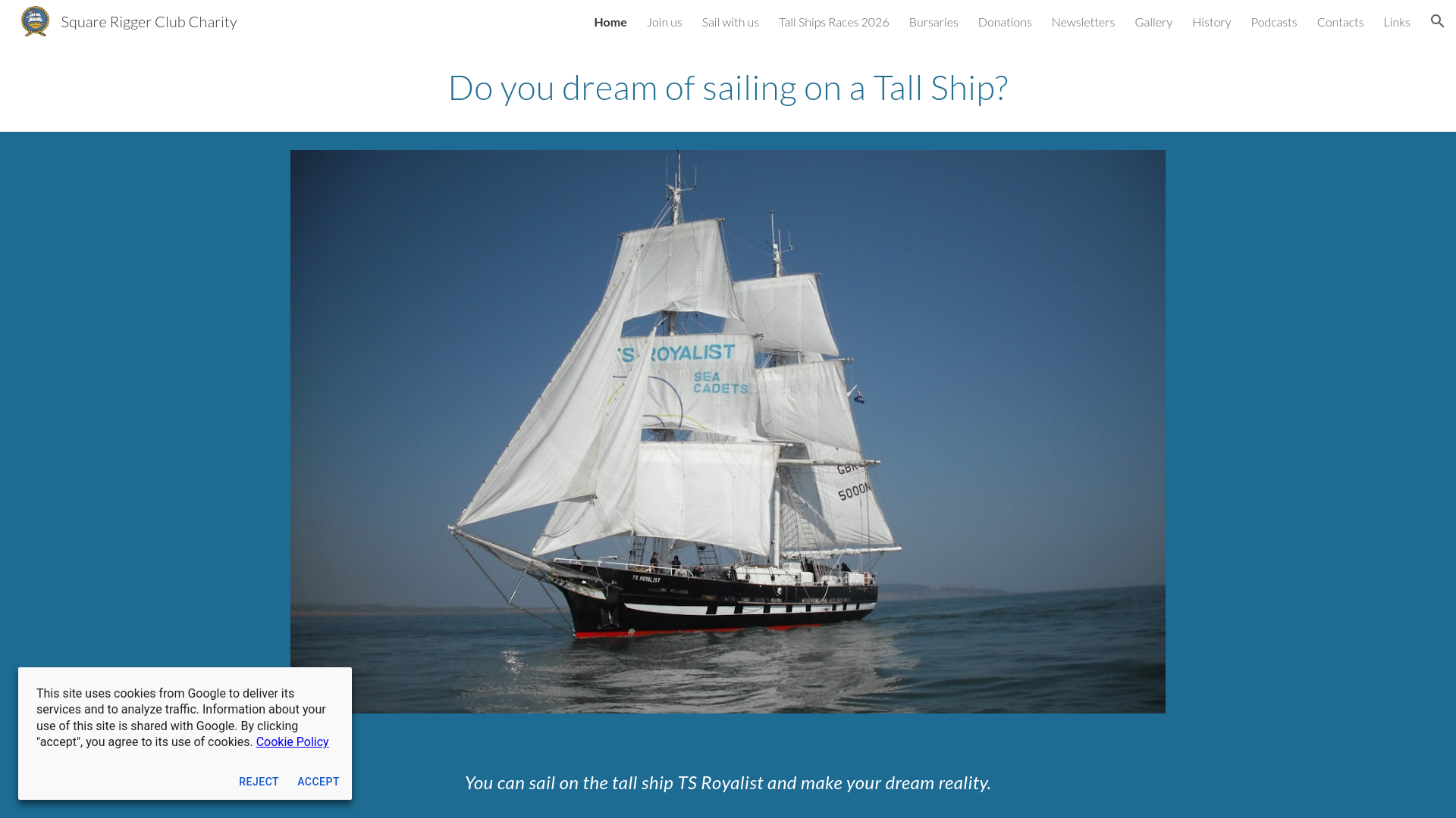 Website screenshot